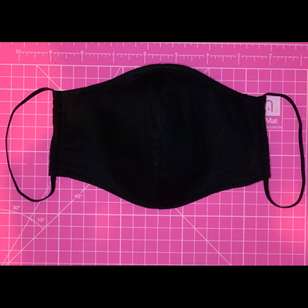 Triple Layer Face Mask. Nose Wire. Pocket Filter - Picture 2 of 5